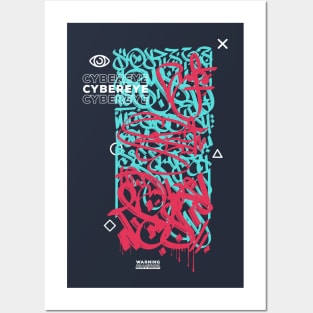 CYBER EYE | GRAFFITI Posters and Art